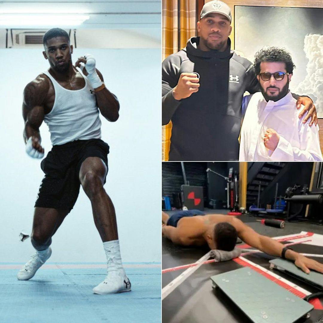 Cover Image for Saudi sports chief teases major update for Anthony Joshua as pair snapped together ahead of Tyson Fury vs Oleksandr Usyk