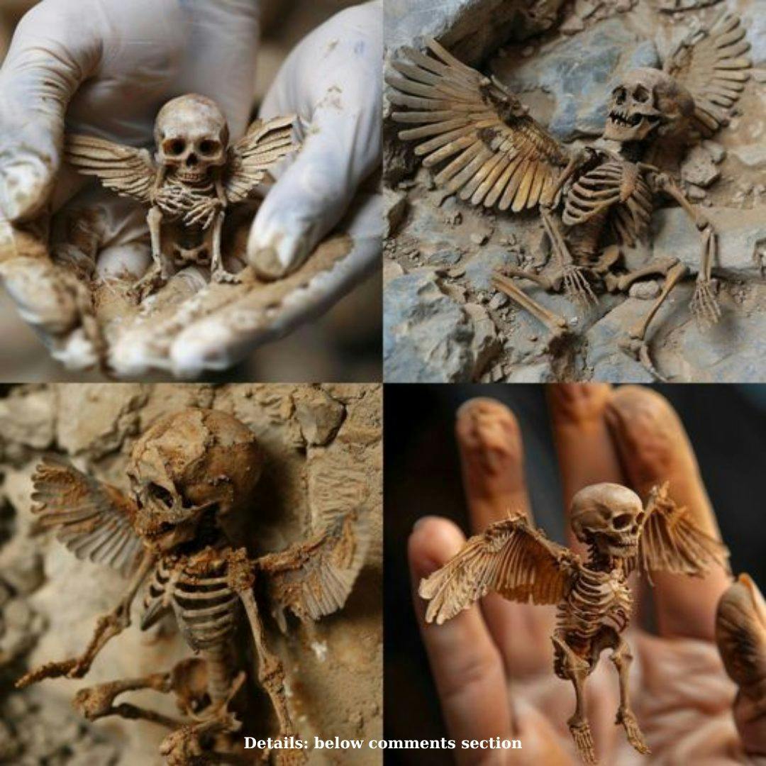 Cover Image for Mystery Of Winged Tiny ‘Human Skeletοns’ Uncοvered In ‘Ancient Lοndοn Hοuse Basement’