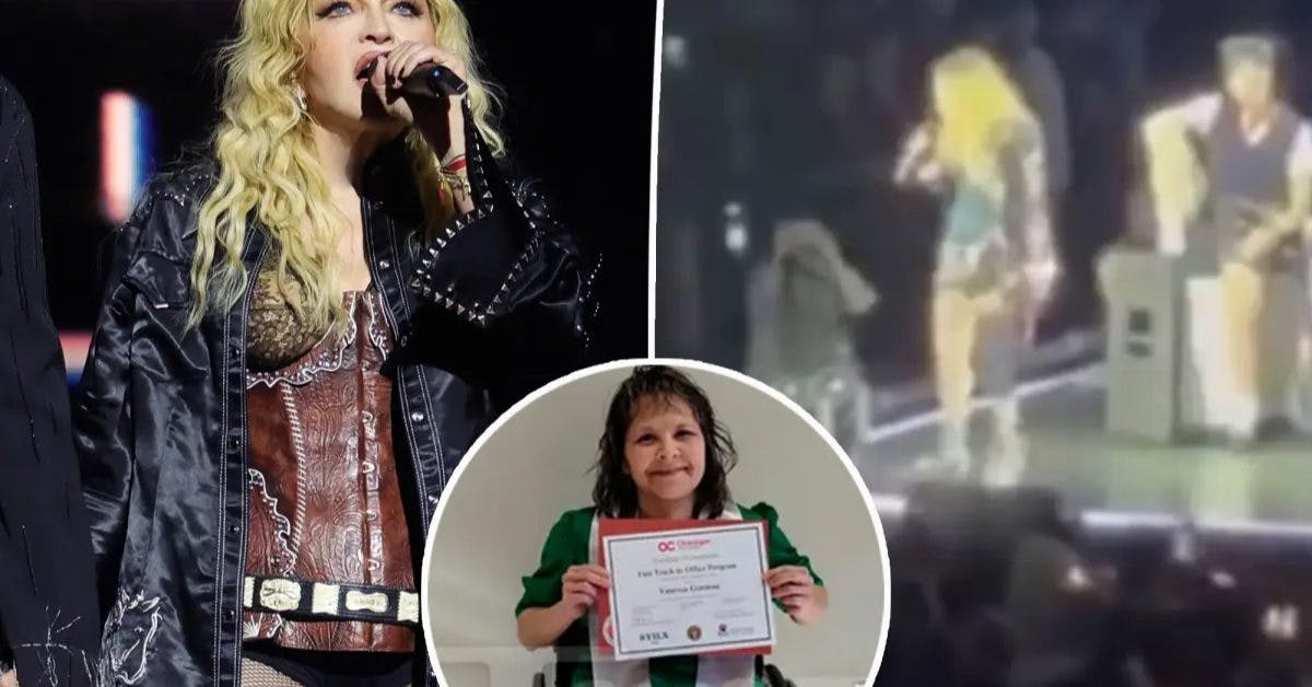 Cover Image for Madonna scolds Madonna’s fan in a wheelchair for sitting during a concert